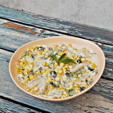 سلطة ذرة بالمايونيز